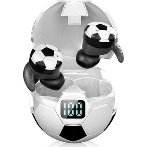 Brand new football wireless headset Bluetooth 5.1 headset TWS touch sports headset HD stereo in-ear for Android IOS phones