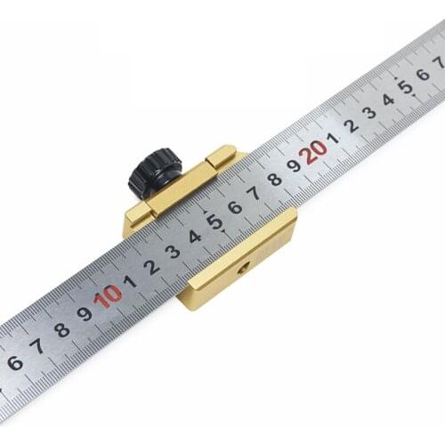 Steel Ruler Positioning Block 45° 90° Angle Scriber Line Marking Gauge For Ruler Locator DIY Carpentry Scriber Measuring Tools