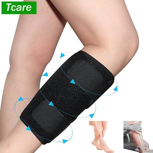 Tcare 1Pcs Shin Calf Brace - Shin Splint Support Calf Pain Relief Strain Sprain Tennis Leg Injury Best Calf Compression Sleeve