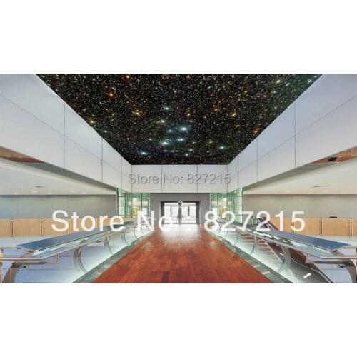 U-8180 ceiling decoration material stars in dark night pvc ceiling film for beautiful home decoration