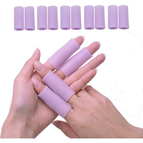 10pcs SEBS Finger Toe Cover Sleeve Protector for Blisters Corns Basketball Mallet Arthritis Finger Trigger
