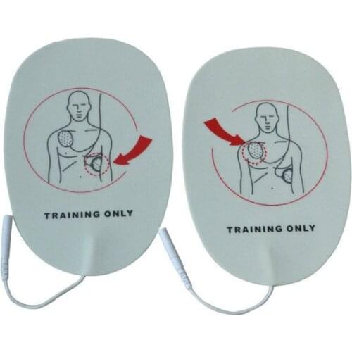 Health Care 5 Pairs AED Training Machine Adult Electronic Patches AED Sticky Pads For First Aid Survival Self Adhesive Kit