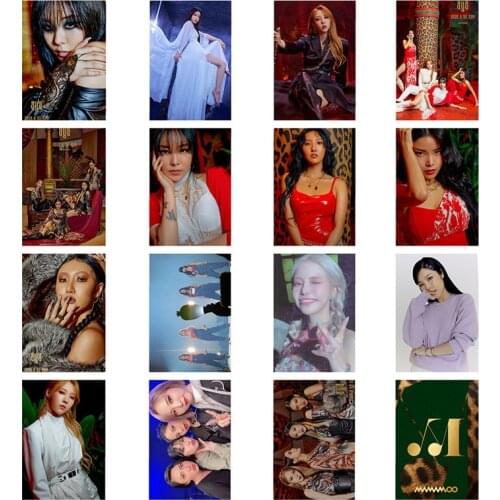 16pcs/set KPOP MAMAMOO Travel LOMO Cards Postcards Photocrd Hwa Sa HD Print New Arrivals a119