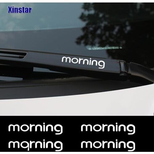 4pcs Car Windshield Wiper Sticker For Kia Morning