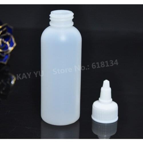 Free shipping 400pcs new 100ml HDPE plastic twisted cap type bottle supplier