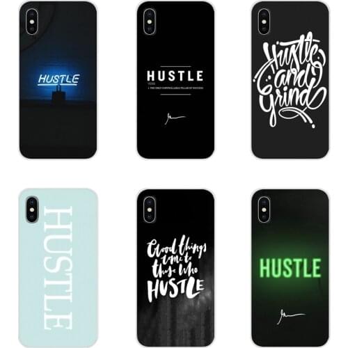 Accessories Phone Cases Covers For Samsung Galaxy S3 S4 S5 Mini S6 S7 Edge S8 S9 S10 Lite Plus Note 4 5 8 9 Hustle HIPHOP Text