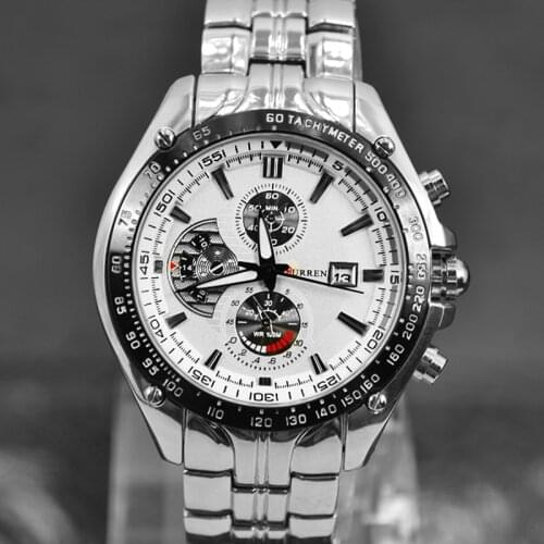 2017 CURREN Male Watch Date Clock Men Full Steel Military Wristwatches Men Watches Quartz-Watch Relogio Masculino Montre Homme