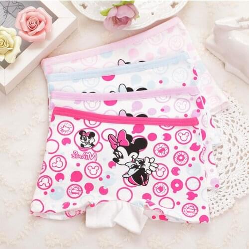 Childs For Underpants Calcinha Infantil 4pcs/lot Baby Girl Underwear Kids Panties Shorts For Nurseries Childrens Boxer