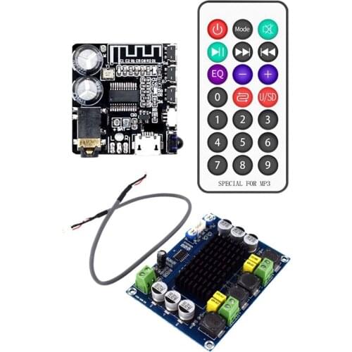 TPA3116D2 Dual Channel Stereo High Power Digital Audio Power Amplifier Board & V3.0 Bluetooth Audio Receiver Board