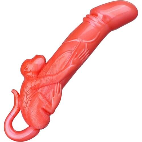 EXVOID Big Monkey Dildos Female Masturbators Anal Plug Dildo for Women Sex Toys for Women G Spot Massager Realistic Penis