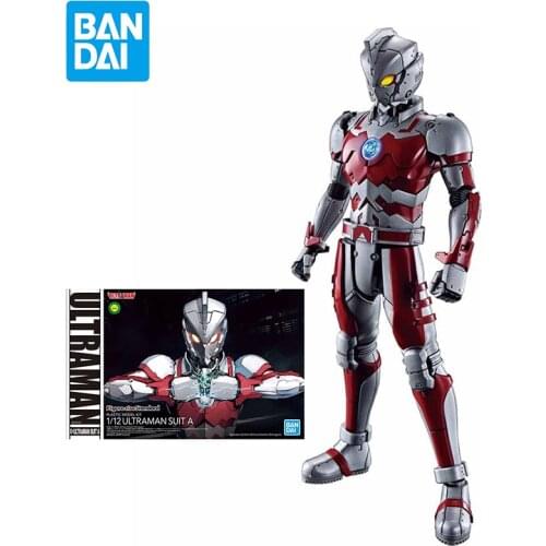 Bandai Original Figure-rise Standard Ultraman Suit A Action Figure Assembly Model Doll Decoration Collection Toy Birthday Gift