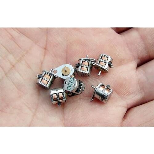 Straight shot import ultra-small diameter 6.5MM high 6MM micro stepper motor motor 2 phase 4 wire