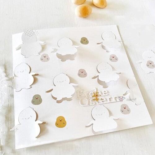 Mmao Crafts Metal Steel Cutting Dies New Easter letter decoration Stencil For DIY Scrapbooking Paper/photo Cards Embossing Dies