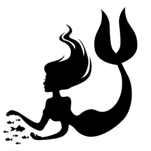 New Mermaid Beauty Sea Animal Water Nymph Living Room Vinyl Carving Wall Decal Sticker for Home Window Decoration