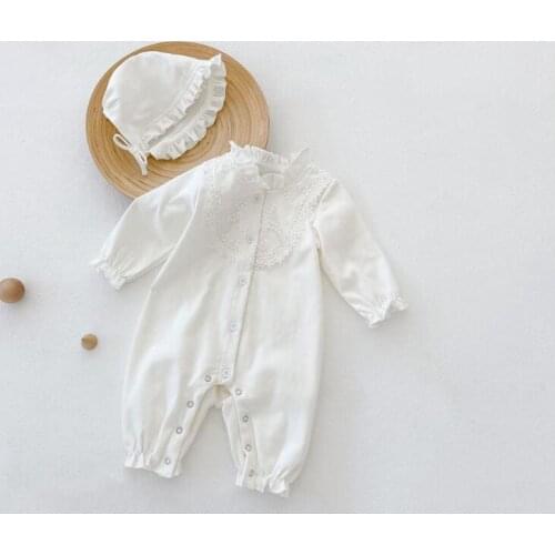 2021 new girls boys romper cotton autumn fashion babys jumpsuit 6-24 month WS83
