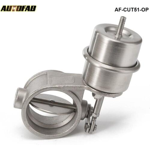 NEW Vacuum Activated Exhaust Cutout 2'' 51MM Open Style Pressure: about 1 BAR AF-CUT51-OP