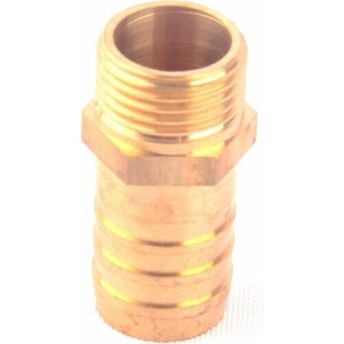 2pcs 1/2 Inch to 19mm Copper Thread Adapter Hose Pipe Quick Connector for Home Garden Copper Plumbing Accessories