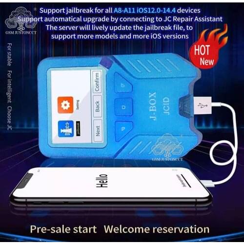 J-BOX jail break box jcid Programmer for bypass ID & icloud Password on iOS device for iphone ipad Check wifi bluetooth address
