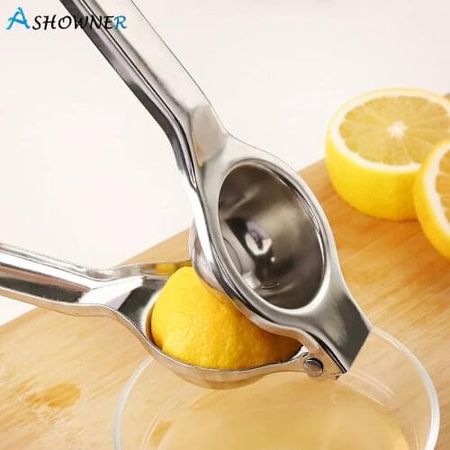 Stainless Steel Orange Juicer Manual Lemon Juicer Kitchen Accessories Mini Lemon Juicer Baby Orange Fruit Juicer Lemon Clip