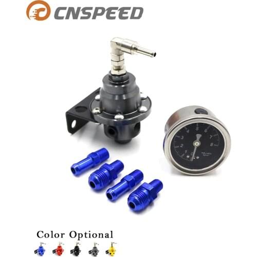 CNSPEED Hight Quality Universal Adjustable Fuel Pressure Regulator Adjustable Fuel Pressure Control without logo YC100332