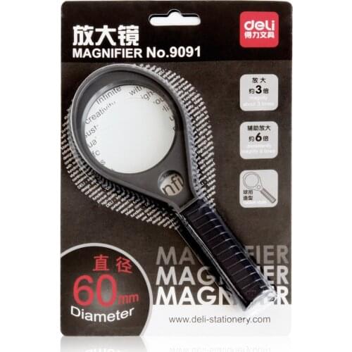 9091 racket moulding magnifying glass (medium diameter 60mm) 3x magnification Assist 6x magnification