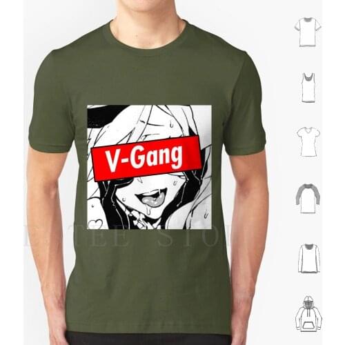 V-Gang Aheago Face 2 T Shirt Print Cotton Aheago Face Vgang Virgin Boi Tok Hentai Anime