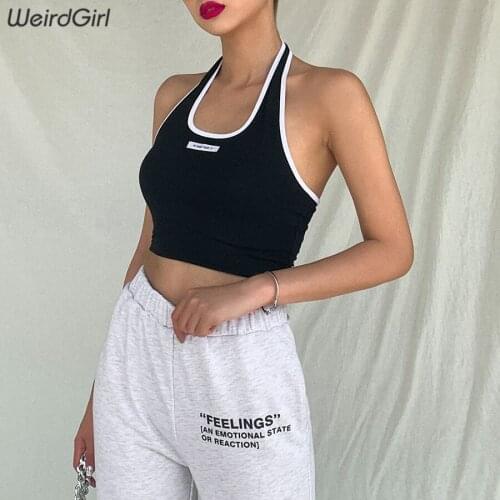 Женские хлопковые майки Whatiwear China At AliExpress