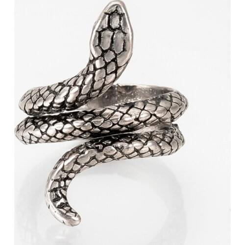 12 pcs Alloy Snake Rings Wide Band Rings rings for men women accessories Party birthday Gifts anillos mujer F80
