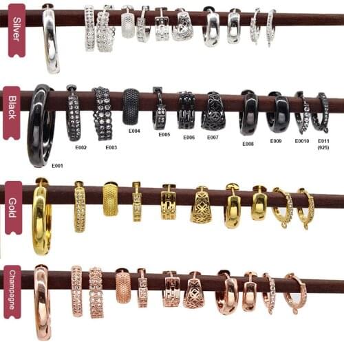 Korean Hoop Earrings CZ Classic Glod Earrings Small Earrings Stud Thin Stud Earrings For Women Jewelry Pendientes Gifts