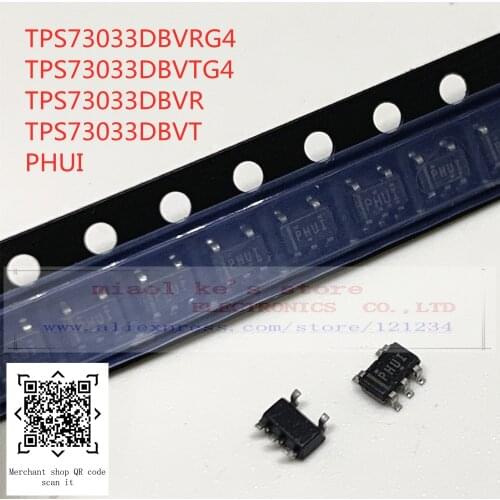 [10pcs~50pcs]100%New original; TPS73033DBVRG4 TPS73033DBVTG4 TPS73033DBVR TPS73033DBVT PHUI -IC REG LINEAR 3.3V 200MA 68dB SOT23