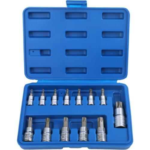 13 flower-shaped hexagon socket screwdriver socket bit pressure batch socket bit plum blossom bit set ratchet