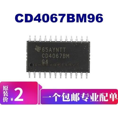 5pieces CD4067 CD4067BM96CD4067BM TI SOP24