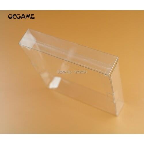 OCGAME 5pcs/lot Clear transparent for Gameboy Advanve Color Game Cartridge box Protector Case CIB games plastic PET for GBA GBC