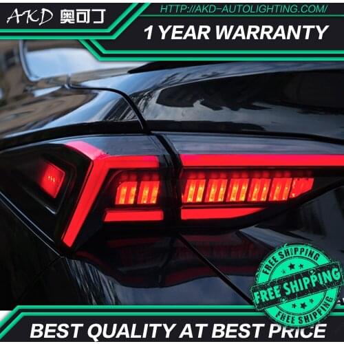 AKD Car Styling Tail Lamp for Toyota Avalon Tail Lights 2018-2019 Avalon LED Tail Light Dynamic Signal Rear Lamp Auto Accesories