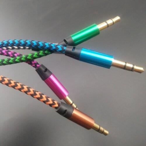 2019 top sale Aux stereo 3.5MM 1 meter audio data cable for Subaru Forester Outback Legacy Impreza XV BRZ