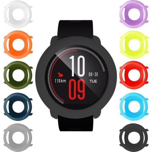 For Amazfit Pace Case Soft TPU Full Cover Protective Shell Bumper Frame Protector for Xiaomi Huami Amazfit Pace Watch Case Cover