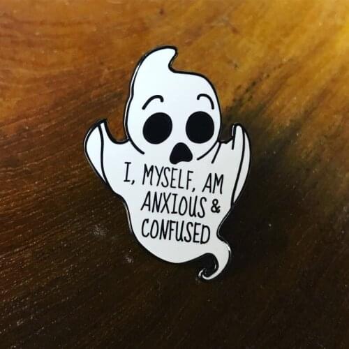 Ghost enamel pin Cute ghost Cute Halloween enamel pin