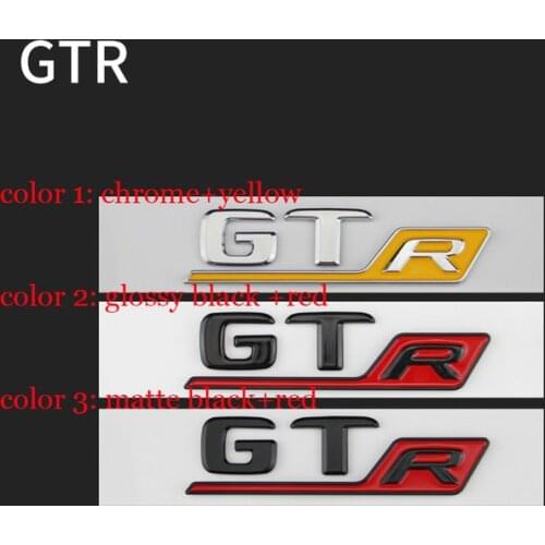 Emblem for Mercedes Benz GTR GT R AMG Trunk Rear Number Emblems