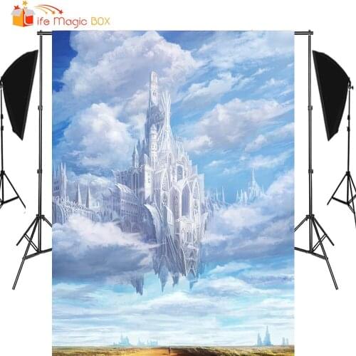 LIFE MAGIC BOX Castle Backdrop wallpaper Photo Studio backgrounds Princess Prince Photozone Props