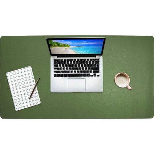 Getfitsoo Leather Desk Pad,Laptop Desk Mat, Waterproof Desk Writing Pad at Office and Home,Super Comfortable Surface Leather Mat