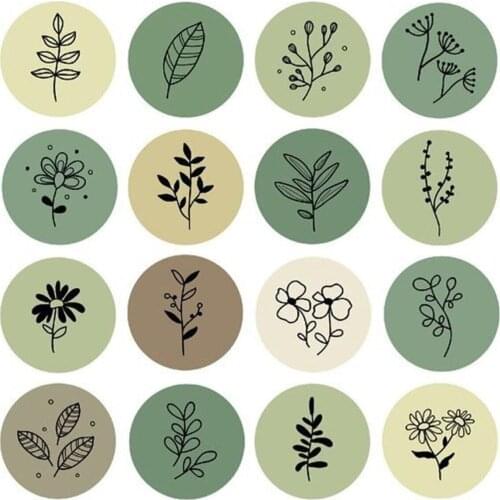 Stationery Supplies - 32 pcs Round Sticker - Can be used in any field - Chic & Stylish Design - 2021 Back to School Products