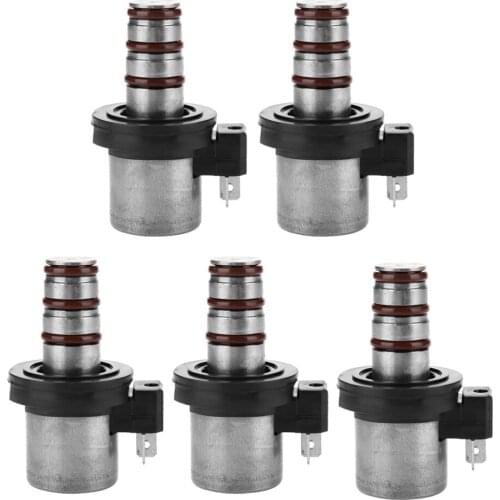 5PCS Transmission Shift Solenoid Kit Set For KM F4A41 F4A42 F4A51 V4A51 Tested Durable for HYUNDAI KIA MITSUBISHI CHRYSLER