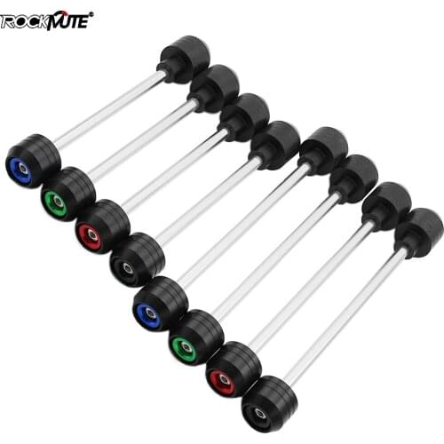 Motorcycle Swing Arm Wheel Protector For YAMAHA FZ6 FZ6N FZ6S 2004-2009 Front Rear Circle POM Axle Fork Crash Slider