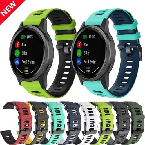 Vivoactive3 Correa Watchband Strap For Garmin Vivoactive 4 3 /Venu soft Silicone wrist Band Bracelet for Forerunner 245 245M 645