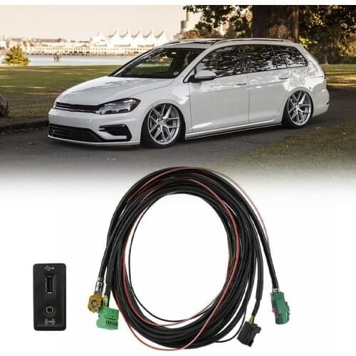 CARPLAY USB AUX CarPlay MDI USB AMI Install Plug Socket Harness for Golf 7 MK7 5QD035762E/J 5G0035222F /E 5G0 035 222