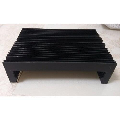 Chamfer accordion cnc machine bellows,Lmax350mm/width213mm/height55mm