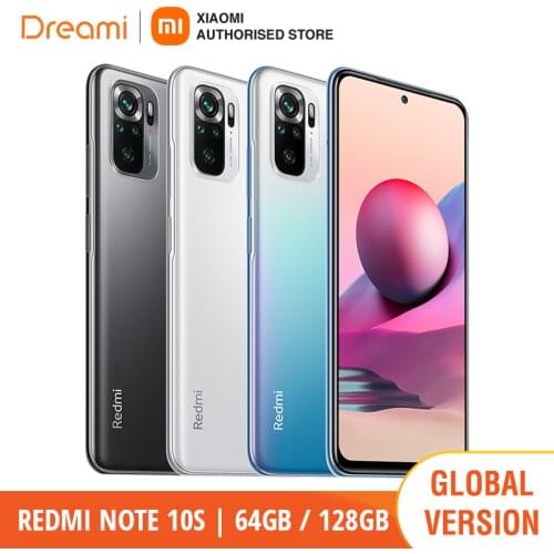 Global Version Xiaomi Redmi Note 10S 6GB RAM 128GB ROM (Brand New / Sealed) Smartphone Mobile Telephone