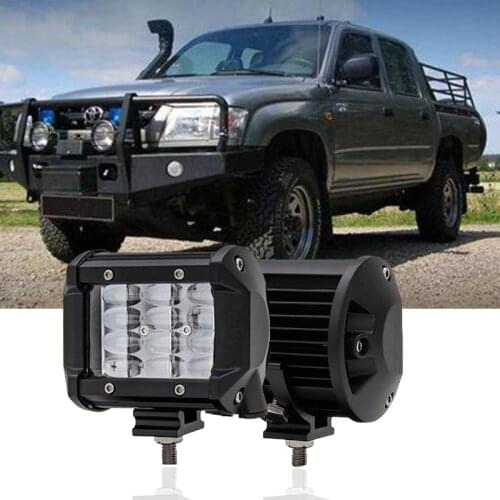78W Led Light Bar for Car 6000K 4 inch 6D Lens Led Projector Spot Beam for Tractor Offroad 4WD 4x4 Truck SUV ATV Work Ledbar
