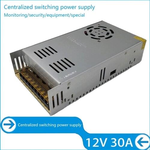 12V 30A LED Switch Power Supply Transformer 360W Power Supply Adapter LED Strip Switch Driver Power Adapter