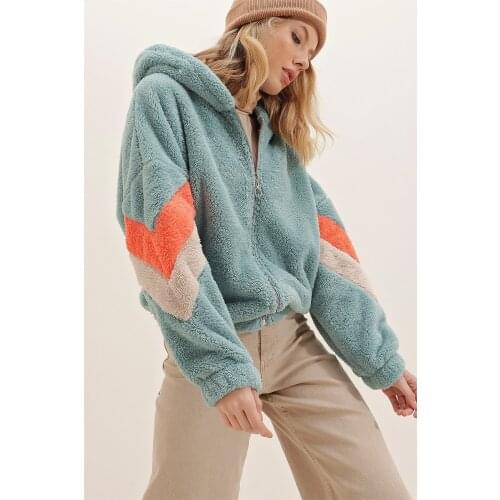 Trend Alaçatı Stili Hooded Sweatshirts For Women